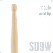 Promark TXSD9W Texas Maple Wood Tip Teddy Campell
