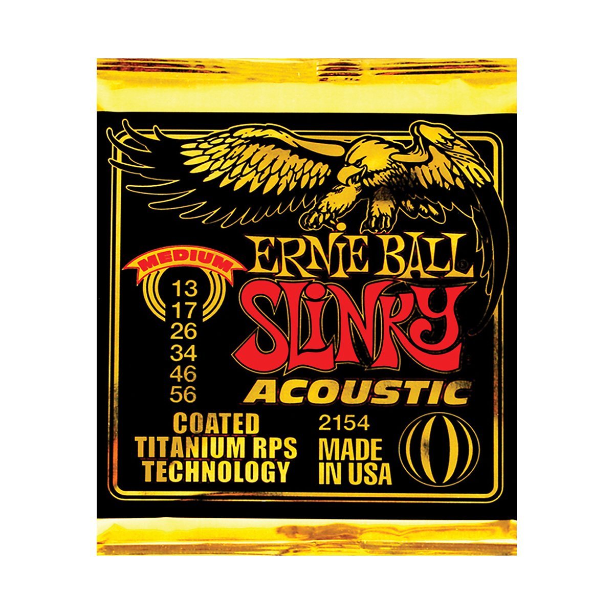 Ernie Ball 2154 RPS Coated Titanium .013-.056