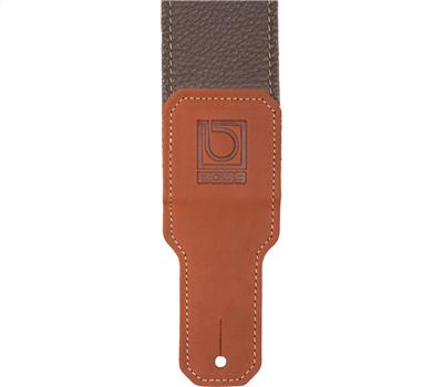 Boss BSL-25-BRN 2,5" Guitar Strap Brown Premium Leather2