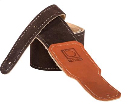 Boss BSS-25-BRN 2,5" Guitar Strap Brown Suede1