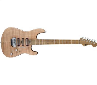 Charvel Guthrie Govan Signature HSH Flame Maple Caramelized Flame Maple Fingerboard Natural1