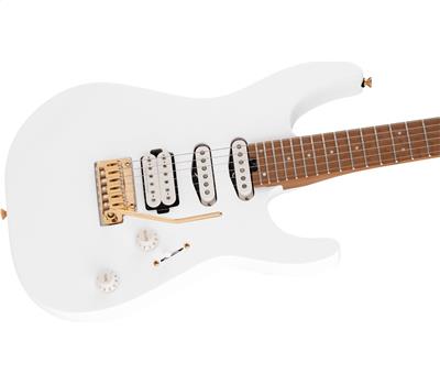 Charvel Pro-Mod DK24 HSS 2PT CM Caramelized MN Snow White2