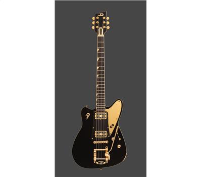 Duesenberg Falken mit Tremolo Matte Black Gold Hardware