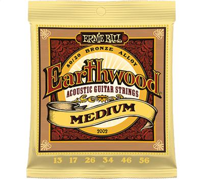 Ernie Ball 2002 Earthwood Bronze Medium .013-.056