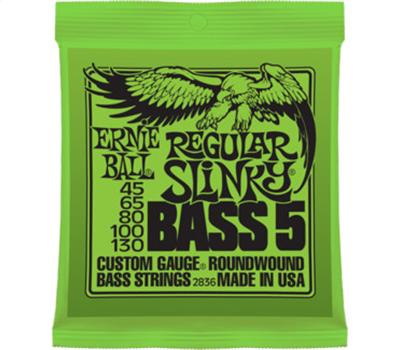 Ernie Ball 2836 Nickel Wound 5-String Regular Slinky .045-.130