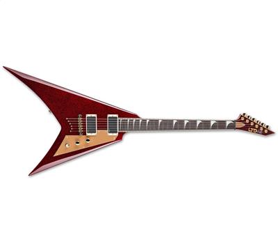 ESP LTD KH-V Kirk Hammett Signature Red Sparkle1