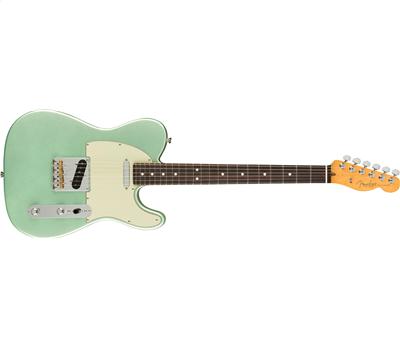 Fender American Professional II Telecaster Rosewood Fingerboard Mystic Surf Green1