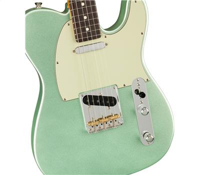 Fender American Professional II Telecaster Rosewood Fingerboard Mystic Surf Green3