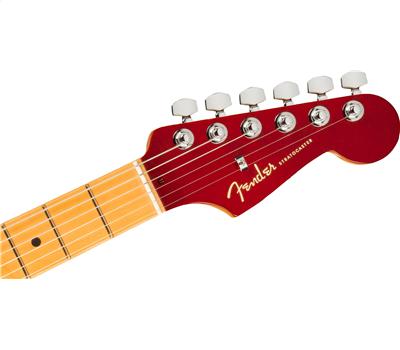 Fender American Ultra Luxe Stratocaster Maple Fingerboard Plasma Red Burst3