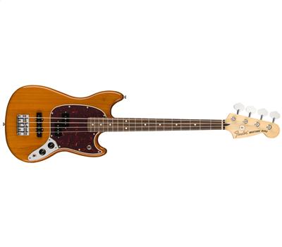 Fender Player Mustang Bass PJ Pau Ferro Fingerboard Aged Natural1