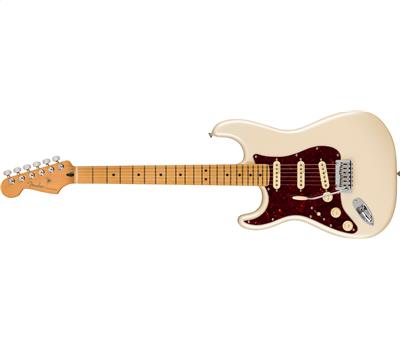 Fender Player Plus Stratocaster® Maple Fingerboard Left-Hand Olympic Pearl1