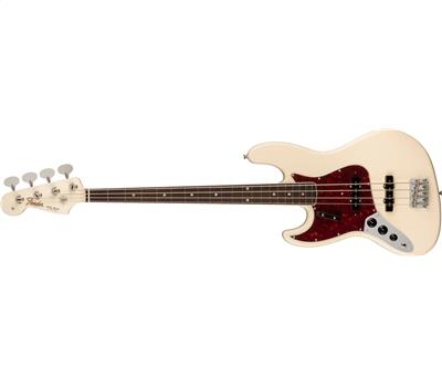 Fender American Vintage II 1966 Jazz Bass Left-Hand RW Olympic White1
