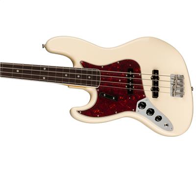 Fender American Vintage II 1966 Jazz Bass Left-Hand RW Olympic White3