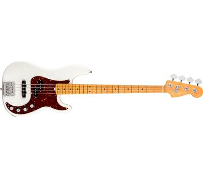 Fender American Ultra Precision Bass Maple Fingerboard Arctic Pearl1