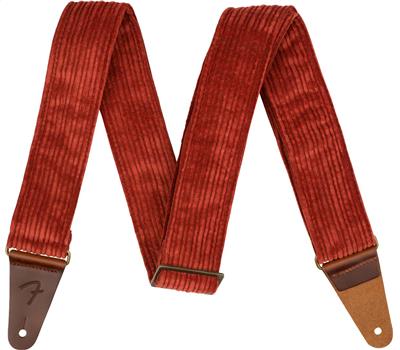 Fender Corduroy Strap Antique Cherry 2"