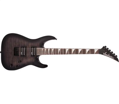 Jackson JS32Q Dinky Arch Top HT Transparent Black Burst1