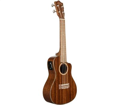 Lanikai MAS-CEC Konzertukulele Konzertukulele All Solid Mahogany mit Preamp2