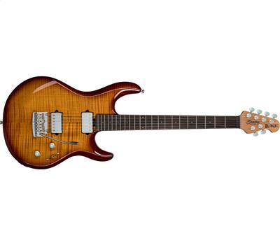 Music Man Sterling Luke LK100 Flame Maple Top Hazel Burst