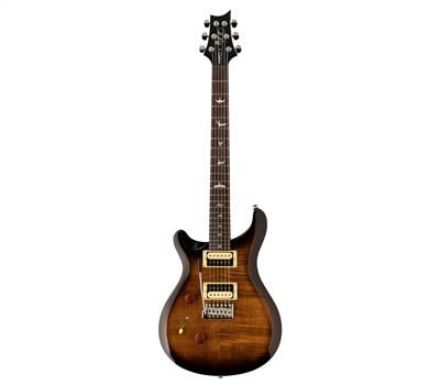 PRS SE Custom 24 Lefthand Black Gold Burst1