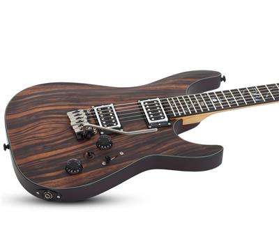 Schecter C-1 Exotic Ebony Natural Satin3