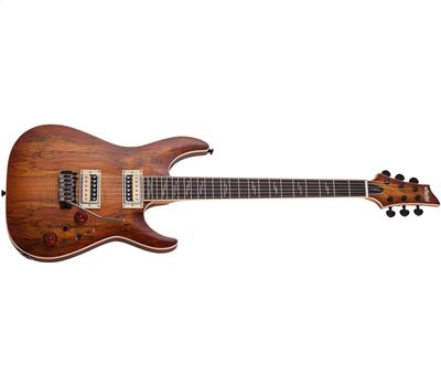 Schecter C-1 Exotic Spalted Maple Satin Natural Vintage Burst1