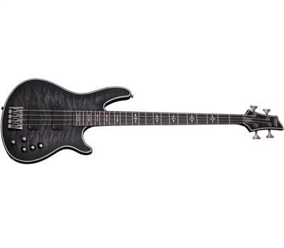 Schecter Hellraiser Extreme 4 See Thru Black Satin1