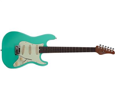 Schecter Nick Johnston Traditional SSS Roasted MN Atomic Green1