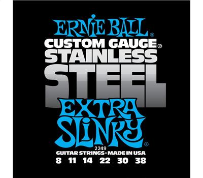 Ernie Ball 2249 Stainless Steel Extra Slinky .008-.038