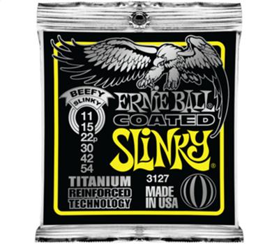 Ernie Ball 3127 Titanium Coated Beefy Slinky .011-.054