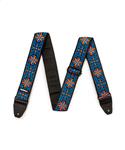 Dunlop Jimi Hendrix Series Strap, Filmore Blacklight Blue