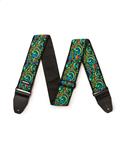 Dunlop Jimi Hendrix Series Strap, Love Drops Blacklight Blue