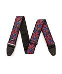 Dunlop Jimi Hendrix Series Strap, Love Drops Blacklight Pink