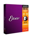 Elixir Nanoweb Coated Phosphor Bronze Light .012-.053
