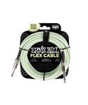 Ernie Ball Instrumentenkabel Flex gerade/gerade Glow Flex 6,10m