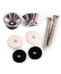 Fender Strap Button Kit Chrome