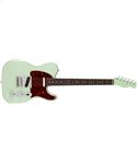 Fender American Ultra Luxe Telecaster Rosewood Fingerboard Transparent Surf Green