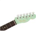 Fender American Ultra Luxe Telecaster Rosewood Fingerboard Transparent Surf Green