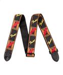 Fender Strap Monogram Black/Yellow/Red