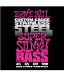 Ernie Ball 2844 Stainless Steel Super Slinky .045-.100