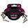 Ernie Ball Patchkabel flach gewinkelt/gewinkelt schwarz 30cm 3er Pack