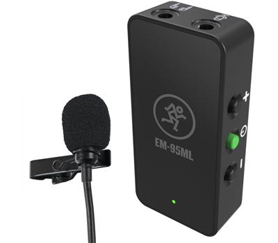 MACKIE EM-95ML - Phone/Camera Lavalier Microphone w/ Amp