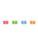RODE Colors Set 3 - Farbkennzeichnungen, 4 Farben