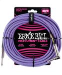 Ernie Ball Instrumentenkabel gerade/gewinkelt violett 7.62 Meter